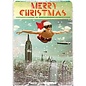 Lip International Pack of 5 christmas cards with envelope