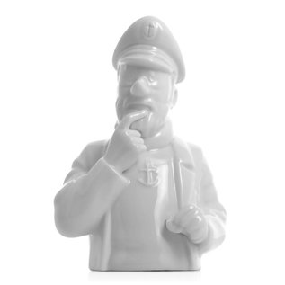 moulinsart Tintin porcelain bust - Captain Haddock