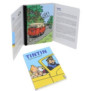 moulinsart Tim und Struppi-Booklet mit 16 Postkarten - Autos