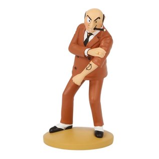 moulinsart Tintin statuette - Rastapopoulos shows his tattoo