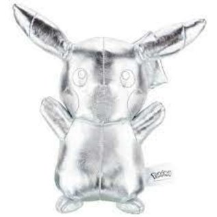 Jazwares Pokémon 25th Anniversary - Pickachu knuffel zilver 24 cm