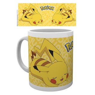 Hole in the Wall Pokémon mug Pikachu resting