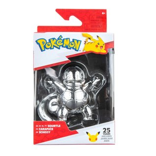 Jazwares Pokémon 25 Jahre Silberner Schiggy