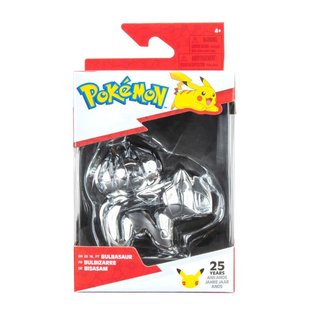 Jazwares Pokémon 25 jaar Zilveren Bulbasaur