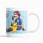 Hole in the Wall Pokémon mug Ash with Pikachu