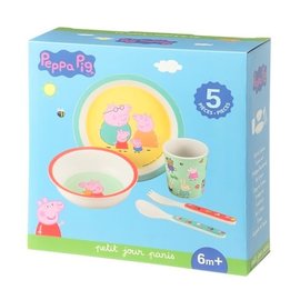 Petit Jour Peppa Big servies set 5-delig Melamine