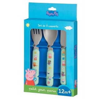 Petit Jour Peppa Big cutlery set 3 pieces