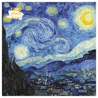 Flame Tree Publishing Puzzel Vincent van Gogh Sterrennacht - 1000 stukjes