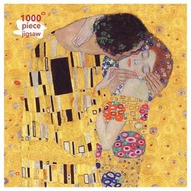 Flame Tree Publishing Puzzel Gustav Klimt De Kus- 1000 stukjes