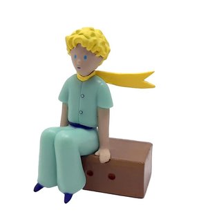 Plastoy Der Kleine Prinz auf seiner Kiste Figur