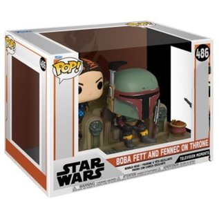 Funko Pop! Star Wars 486 - Boba Fett and Fennec Shand on Throne