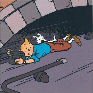 moulinsart Tintin set of 8 notecards - Train