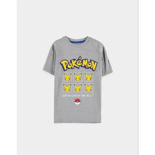 Difuzed Pokémon Pika Expressions Kids T-Shirt