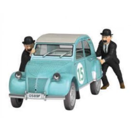 moulinsart Tim und Struppi Auto 1:24 #54 Der 2CV Rallye von Schulze und Schultze