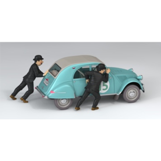 moulinsart Tim und Struppi Auto 1:24 #54 Der 2CV Rallye von Schulze und Schultze