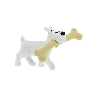 moulinsart Tintin figurine - Snowy with bone