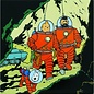 moulinsart Tintin magnet Tintin, Haddock & Snowy on the moon