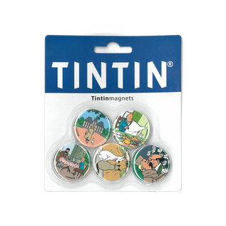 moulinsart Tintin set of 5 magnets