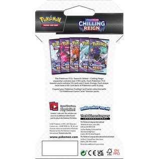 The Pokemon Company Sword & Shield Chilling Reign sleeved boosterpack