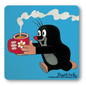 Logoshirt The Little Mole - with coffee - Coaster - Zdeněk Miler