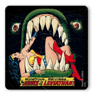Logoshirt DC Comics untersetzer - Wonder Woman Jaws of the Leviathan