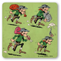 Logoshirt Lucky Luke - Daltons - Robbery - Coaster