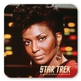 Logoshirt Star Trek coaster - USS Enterprise - Nyota Uhura
