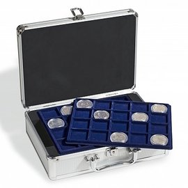 Leuchtturm Aluminium coin case small Cargo S6 for 120 coins