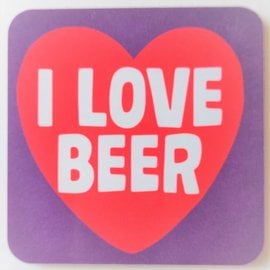 Dean Morris coaster - I love beer