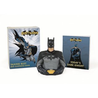 Running Press Batman Talking Bust and Illustrated Book