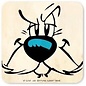 Logoshirt Asterix coaster - Idéfix hondje van Obelix