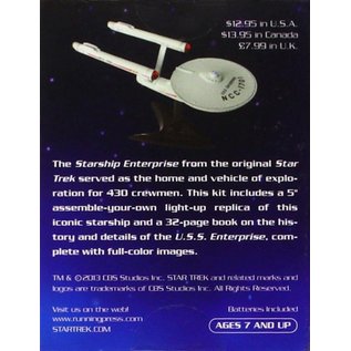 Running Press Star Trek Light-up Starship Enterprise