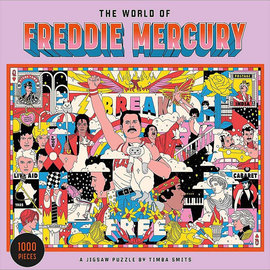 Laurence King Queen Puzzle - The World of Freddie Mercury - 1000 pieces