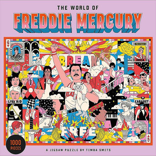 Laurence King Puzzel The World of Freddie Mercury - 1000 stukjes