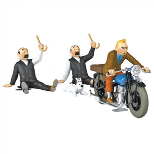 moulinsart Tintin car 1:24 #70 Tintin on motorcycle