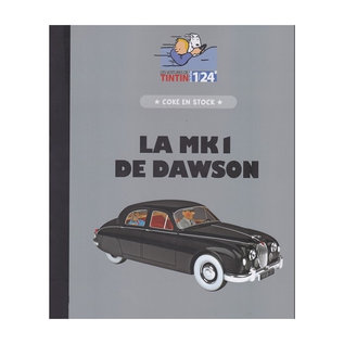moulinsart Tintin car 1:24 #35 The Jaguar MK1 of Dawson