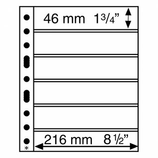 Leuchtturm Grande kunststof bladen - pak van 5 stuks