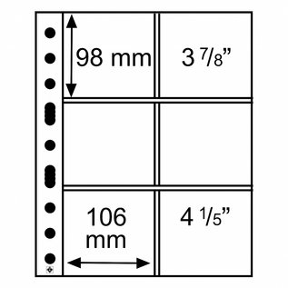 Leuchtturm Plastic sheets Grande - set of 5