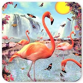 Lip International Max Hernn  Untersetzer - Flamingo