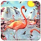 Lip International Max Hernn coaster - Flamingo