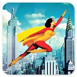 Lip International Max Hernn coaster - Superwoman