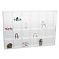 Safe Vitrine Transparent 35x24x4,5 cm - 24 Fächer