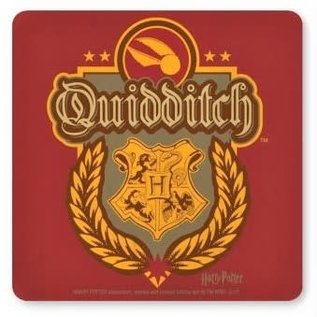 Logoshirt Harry Potter coaster - Quidditch logo