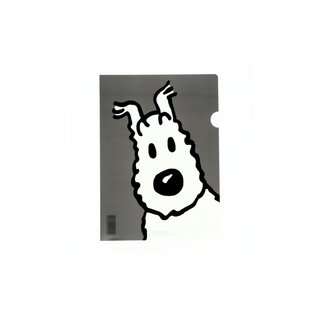 moulinsart Tintin L-shape A4 Plastic Folder Snowy grey