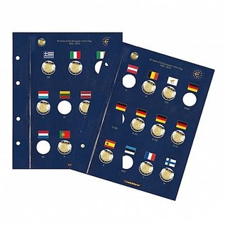 Leuchtturm Vista coin sheet Euro coins  - set of 2