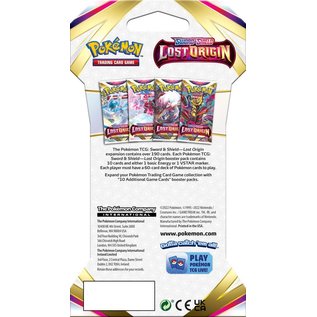 The Pokemon Company Sword & Shield Lost Origin sleeved booster