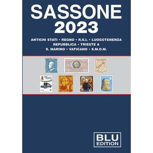 Sassone Blu 2023 Antichi stati · Regno · R.S.I. · Luogotenenza · Repubblica · Trieste · S. Marino · Vaticano · S.M.O.M.