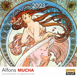 Aquarupella Alfons Mucha 2023 Calendar