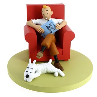 moulinsart Tintin Icons -  Tintin in red armchair