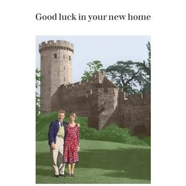 Cath Tate Greeting card Photocaptions - Good luck in your new home